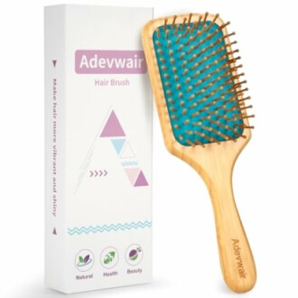 Adevwair Bamboo Wood Paddle Hair Brush