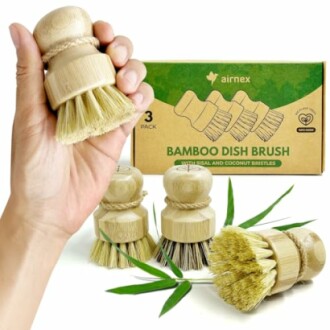 Bamboo Dish Brush Set of 3