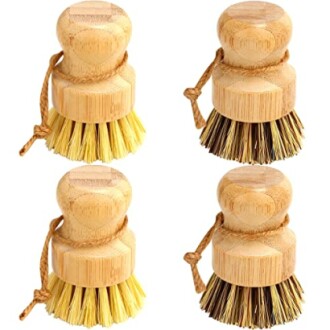 Bamboo Dish Brush Set