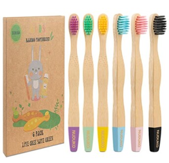 Bamboo Kids Toothbrushes