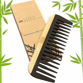 OREN's Bamboo Wide-Tooth Comb