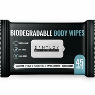 DRMTLGY Body and Face Shower Wipes