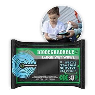 Surviveware Flushable Wipes