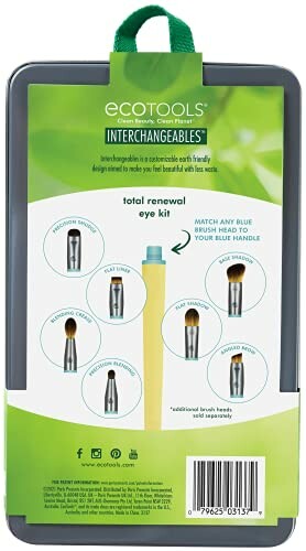 EcoTools total renewal eye kit with interchangeable brush heads.