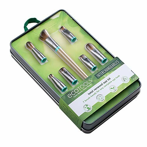 EcoTools makeup brush set with interchangeable brush heads in packaging.