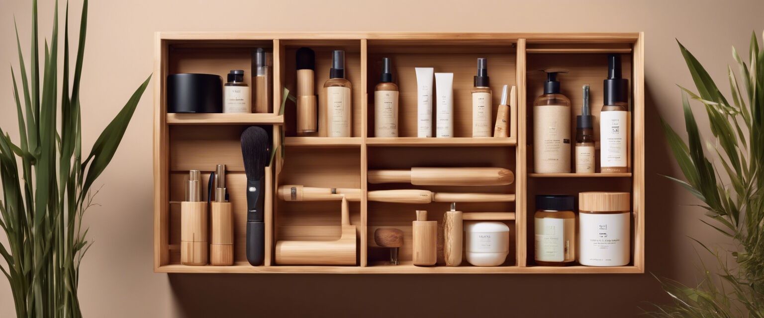 Eco-Friendly Beauty Tool Storage