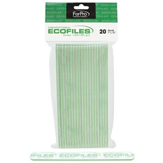 ForPro EcoFiles disinfectable nail files pack of 20.