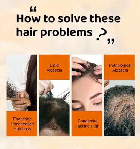 Solutions for various hair problems like alopecia and hair loss.