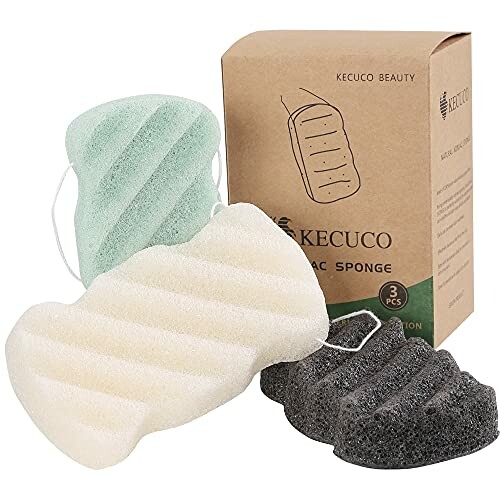 Kecuco Konjac Bath Sponge Set