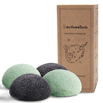 myHomeBody Natural Konjac Facial Sponges