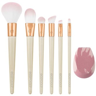 EcoTools makeup brush set with sponge