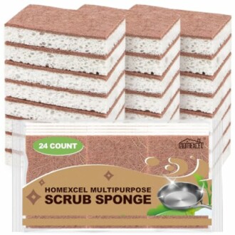 HOMEXCEL Natural Scrub Sponges