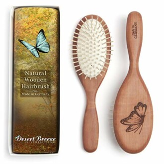 Desert Breeze Wood Bristle Hair Brush