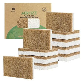 10 Pack Biodegradable Sponges