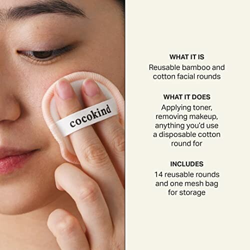 Cocokind Reusable Facial Rounds