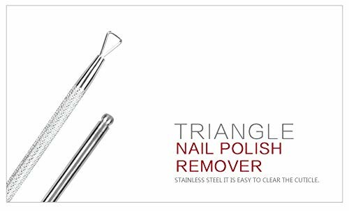 Rolabling Stainless Steel Triangle Nail Polish Remover