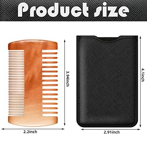 Natural Sandalwood Beard Combs