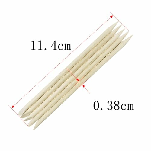 100-Pack Nail Art Wood Stick