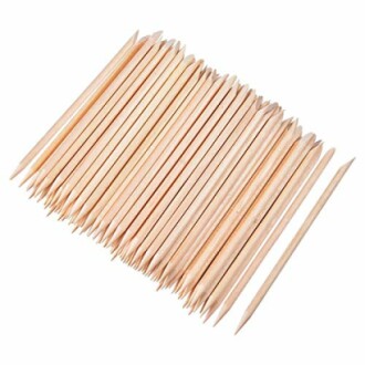 100Pcs Wood Nail Sticks