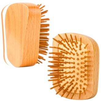 JiedHiur Wooden and Bamboo Hair Brush