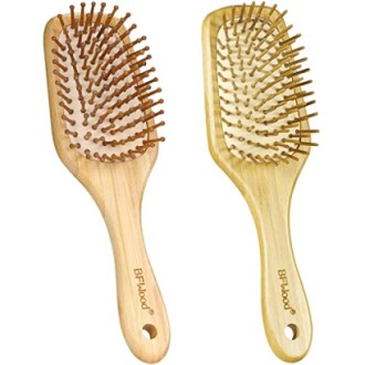 BFWood Bamboo Paddle Hairbrush