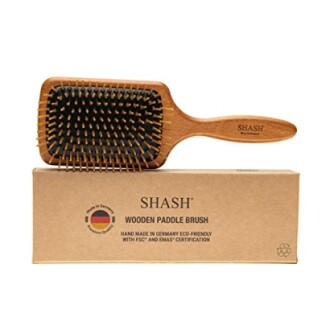 SHASH Wooden Paddle Brush