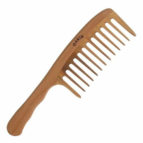 Wide Tooth Wooden Comb